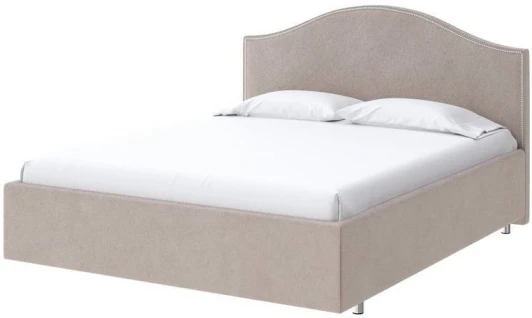 1927304 PROxSON Кровать Classic (Ткань: Велюр Monopoly Миндаль (111)) 160x200