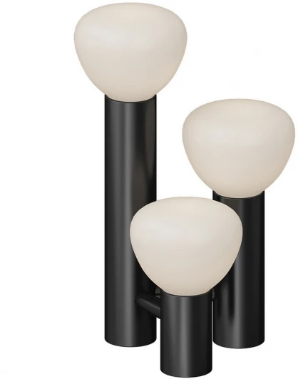 07722-T,19 Настольная лампа Kink Light Риволи 07722-T,19 черный G9 3*5W (220V)