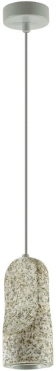 7010/1B Подвесной светильник Odeon Light Pietra 7010/1B серый/камень LED 1*5W 3000K 220V (на проводе)