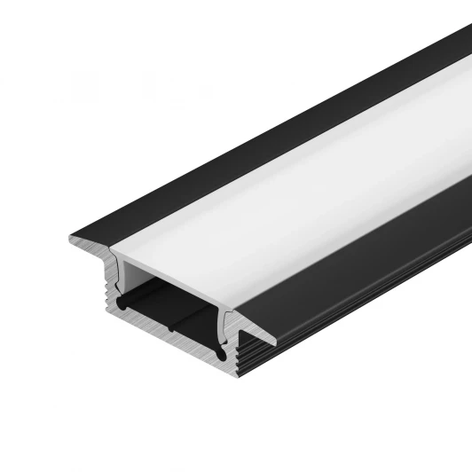 061615 Профиль SL-SLIM-H7-F25-2000 BLACK (Arlight, Алюминий) 061615