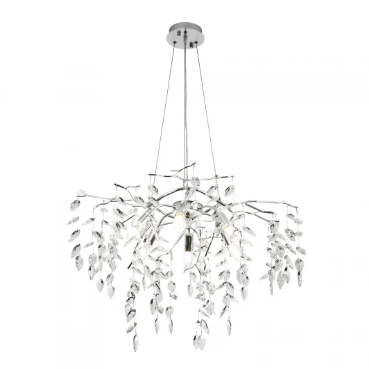 MS.2104.6 CH Подвесная люстра хрустальная Modelux MODESTYLE MS.2104.6 CH