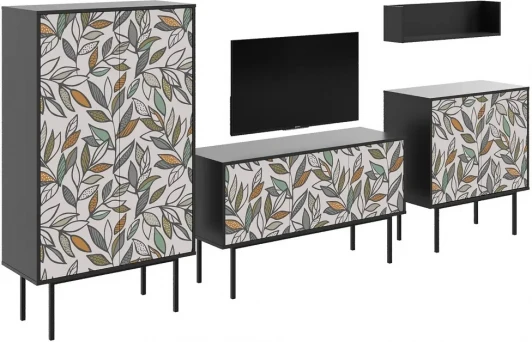 599559 Композиция Boho Color 2 ОГОГО (арт.599559), (ЛДСП/Черный)