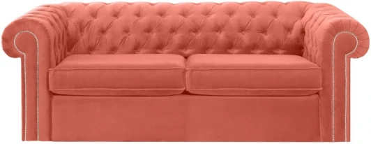 344644 Диван Chesterfield ОГОГО (арт.344644), (Ткань/Красный)