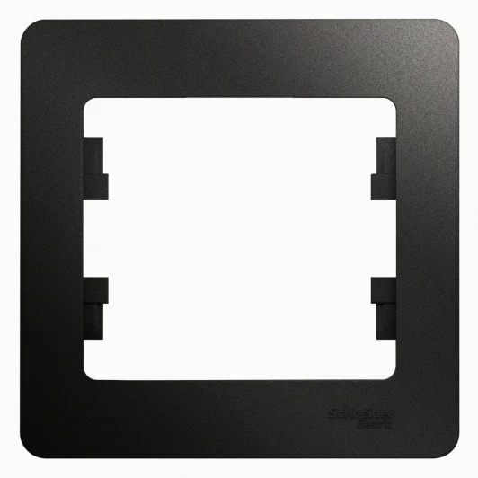 GSL000701 Рамка на 1 пост (антрацит) Systeme Electric Glossa GSL000701