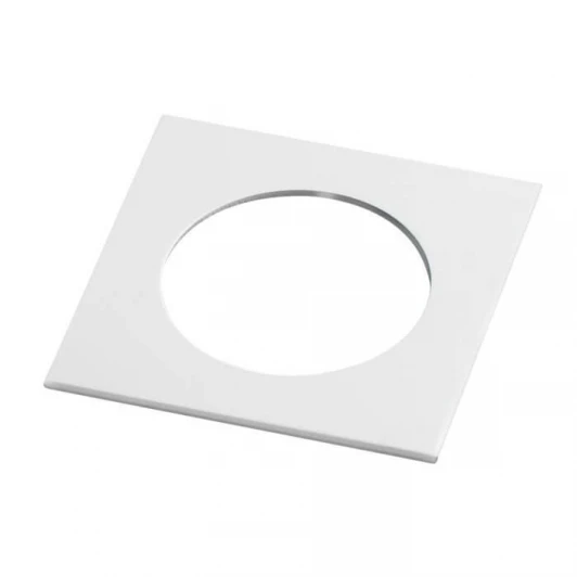 357594 Рамка для одного встраиваемого светильника Novotech Metis, квадрат, белый