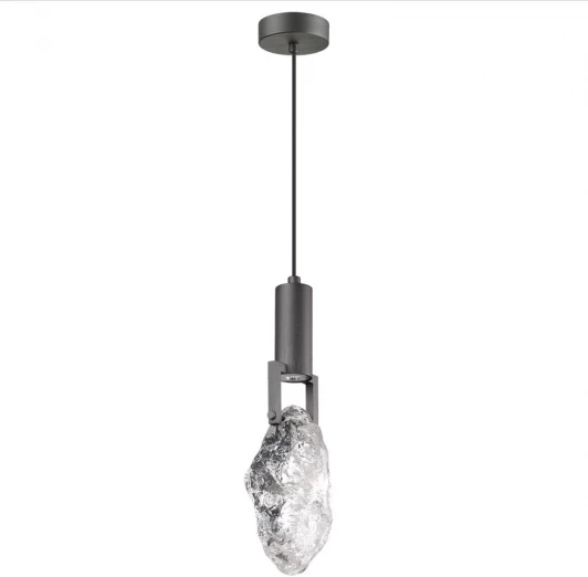 6695/5L Подвесной светильник Odeon Light Lia 6695/5L MIDCENT брашир. черный/металл/стекло IP20 LED 5W 3000K (220V, на проводе)