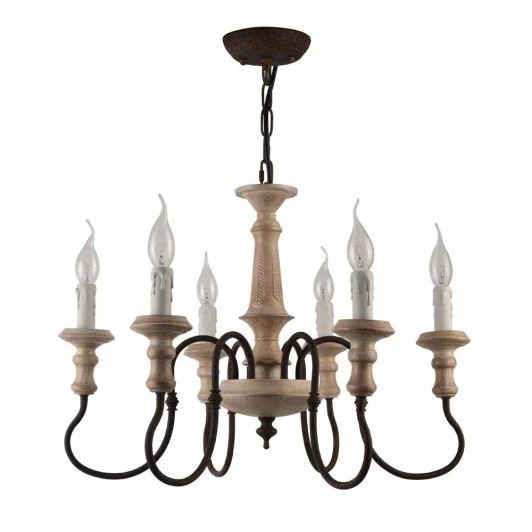 A1700LM-6BR Подвесная люстра Arte Lamp Woodstock A1700LM-6BR