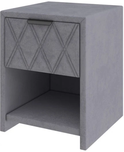2028085 PROxSON Тумба Side (Ткань: Велюр Teddy Мокрый асфальт) 44x45