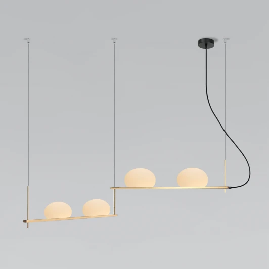 70145/4 латунь Подвесной светильник Stair 70145/4 латунь Eurosvet (220V, на тросе)