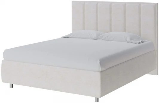 1909154 PROxSON Кровать Routa без основания (Ткань: Велюр Лофти Лён) 200x190