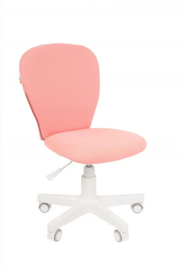 CHAIRMAN KIDS 105 белый пластик TW Кресло Chairman Kids 105 Россия ткань TW розовая