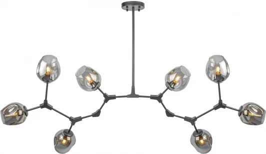 LOFT-8 BK Потолочная люстра на штанге AM Group LOFT LOFT-8 BK (220V)