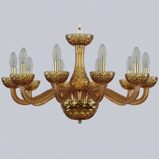 1311/10/240 G Am/Amber/M-1F Подвесная люстра Bohemia 1311 1311/10/240 G Am/Amber/M-1F