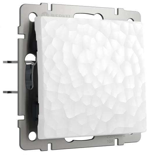 W1210001 Выключатель одноклавишный (hammer белый) Werkel W1210001 (a052026)