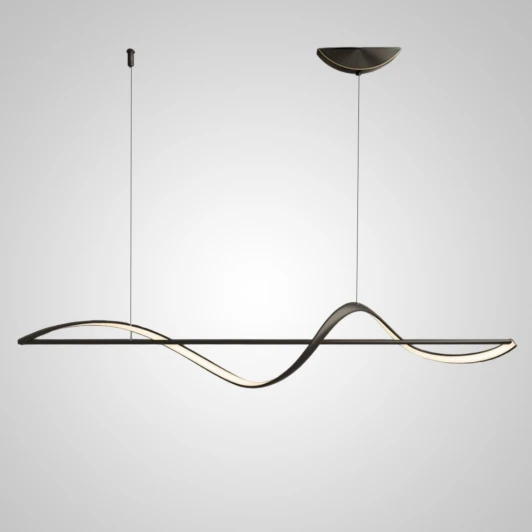 Adonis01 Подвесной светильник Adonis L140 Black By ImperiumLoft Adonis01 (LED, 220V, на тросе)