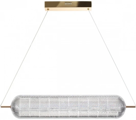 6578/36L Подвесной светильник Lumion Caprice 6578/36L золото/прозрачный/металл/пластик LED 36W 220V (на проводе)