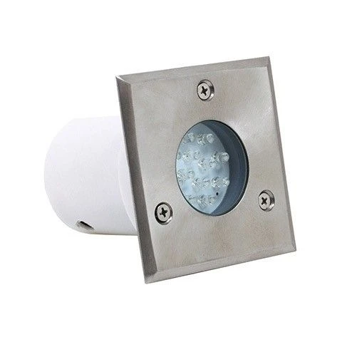 HL941L (079-004-0002) white Светильник тротуарный светодиодный Horoz Inci, 1 лампа, белый с никелем и прозрачным
