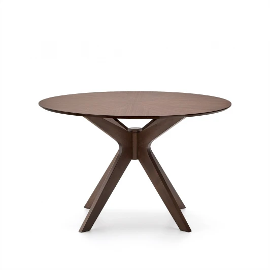 252477 Круглый стол Naanim из орехового шпона Ø 120 см La Forma (ex Julia Grup) арт.252477