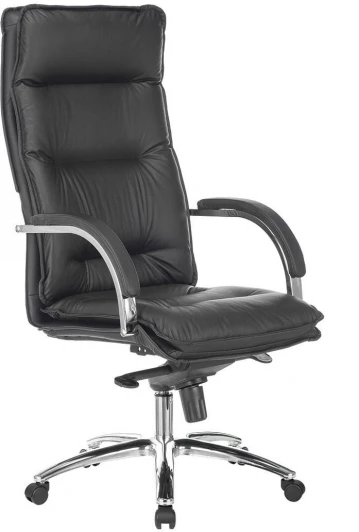 T-9927SL/BLACK Кресло руководителя Бюрократ T-9927SL черный кожа крестовина металл хром