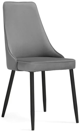 553581 Стул Notta на металлокаркасе Лана темно-серый / черный 553581
