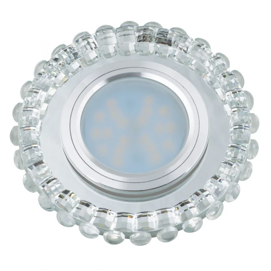DLS-L133 GU5.3 CHROME/CLEAR Встраиваемый точечный светильник Fametto Luciole DLS-L133 GU5.3 CHROME/CLEAR