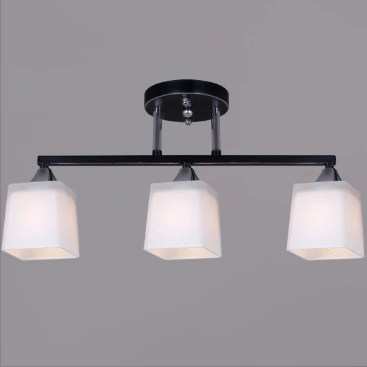 05017-0.3-03 BK+CR Потолочная люстра на штанге Reluce 05017-0.3-03 BK+CR