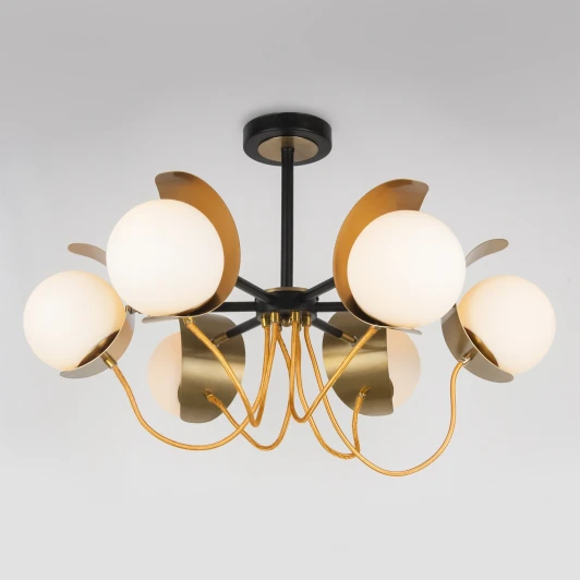 70110/6 черный Потолочная люстра Eurosvet Amato 70110/6 черный