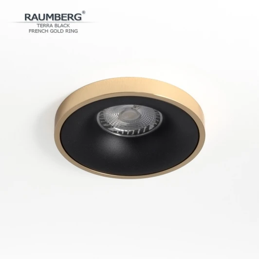 TerraBk\FGd Встраиваемый светильник Raumberg TerraBk\FGd Black\French Gold