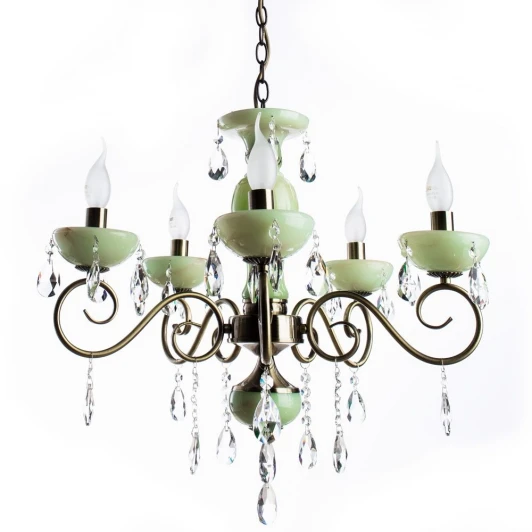 A9592LM-5AB Подвесная люстра Arte Lamp Onyx Green A9592LM-5AB