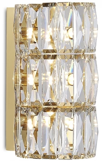 8240/A gold NEW Бра Newport 8240 8240/A gold NEW (220V, хрусталь, круглые)