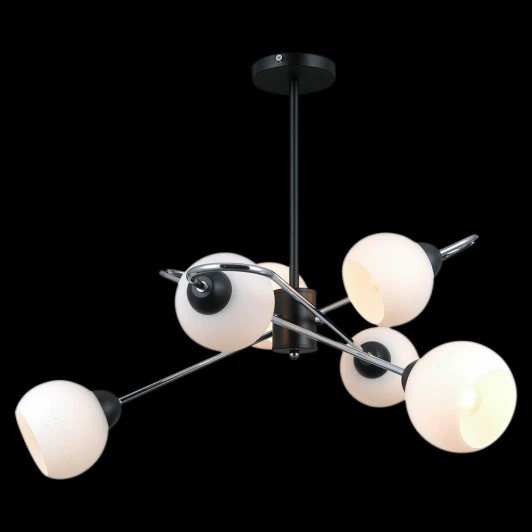 IL0451-6PCSQ-79 BK Потолочная люстра на штанге ILLUMICO IL0451-6PCSQ-79 BK