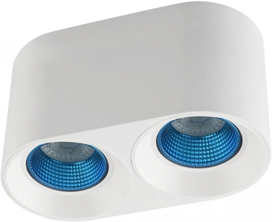 DK3096-WH+CY Накладной точечный светильник Denkirs DK3096-WH+CY