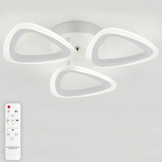 LED LAMPS 81403 Потолочная люстра Natali Kovaltseva Simply LED LAMPS 81403 с пультом ДУ 48W, белый, LED