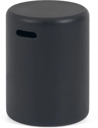 115541 Столик Taimi из бетона в черном цвете La Forma (ex Julia Grup) арт.115541