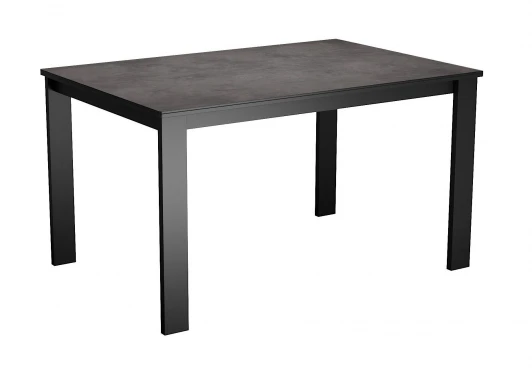 00-00076716 Стол DikLine DKT130 Керамика мрамор Бронза/подстолье черное/опоры черные арт.00-00076716