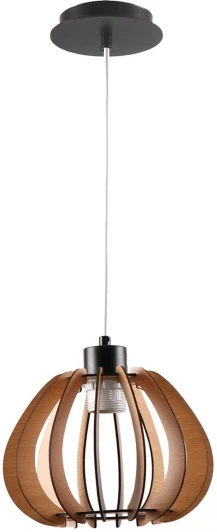 MD.9012-1-P-BK+WOOD Подвесной светильник Imex MD.9012-1-P-BK+WOOD