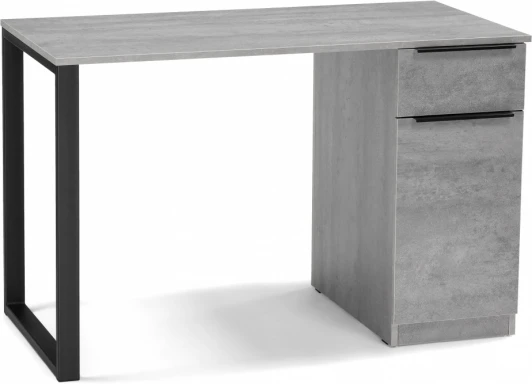 564717 Письменный стол Бэтти Лофт (Бэтти Лофт 116х60х75 бетон / черный) Notta арт.564717