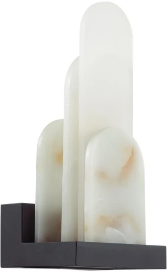 5438/12WL Настенный светильник Odeon Light Foros 5438/12WL черный/металл/смола под алебастр /акрил LED 12W 3000K (220V)