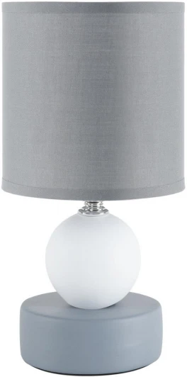 8181/1T Настольная лампа Lumion Lalana 8181/1T серый, керамика/текстиль E14 1*40W 220V (выключатель, шар, круглые)