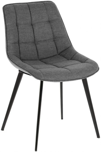 082464 Обеденный стул La Forma (ex Julia Grup) Adam (Серый/ Металл,Пена,Сталь,Фанера)