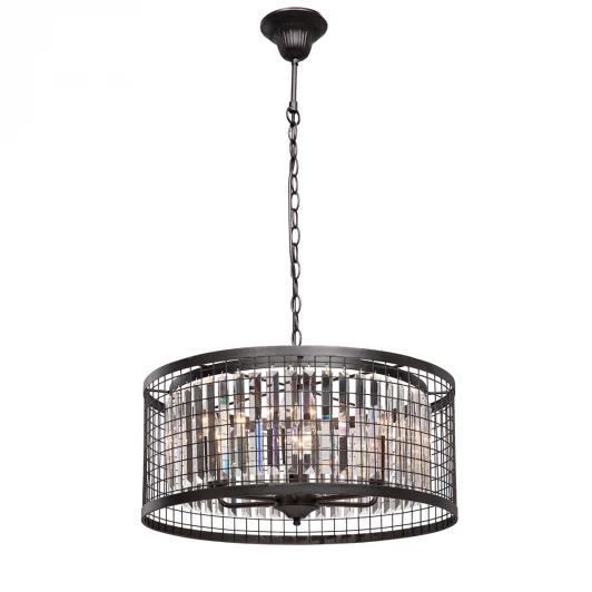 V5184-1/6 Подвесная люстра Vitaluce V5184-1/6 (220V, хрусталь, на цепи, свеча, круглые)