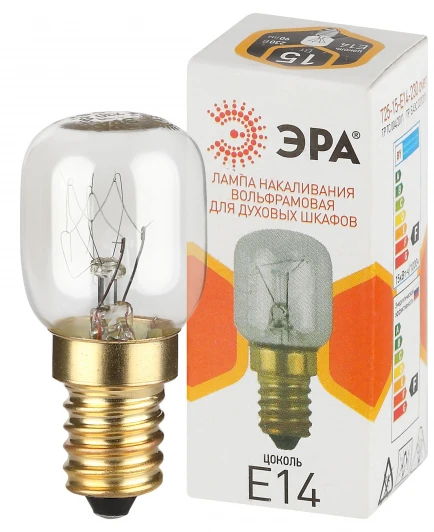 T25-15-E14-230 oven Лампочка накаливания E14 15W ЭРА T25-15-E14-230 oven