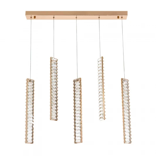 MS.88909.5 GD Подвесной светильник светодиодный хрустальный Modelux MODESTYLE MS.88909.5 GD