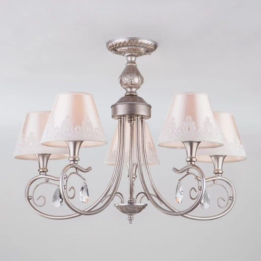 60069/5 серебро Потолочная люстра Eurosvet Incanto 60069/5 серебро (220V)