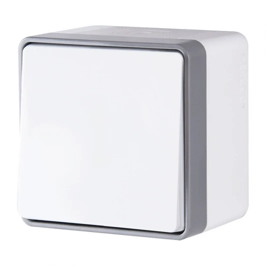 W5010201 Выключатель одноклавишный влагозащищенный Gallant (белый) Werkel W5010201 (a051574)