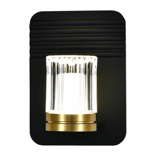 V000200L Настенный светильник светодиодный (14032/A/1W Black) Indigo Rilievo V000200L (220V)