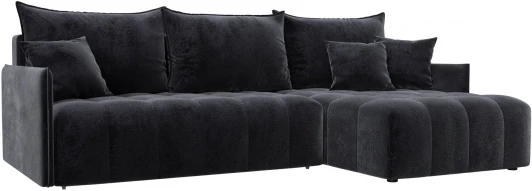 129037 Диван угловой Лига-054 НПБ угол универсальный Лига Диванов (Велюр) арт.129037