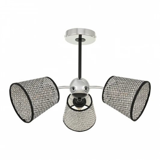 320007/3 CR.BK Потолочная люстра на штанге Arte Milano Napoli-320007 320007/3 CR.BK (220V)