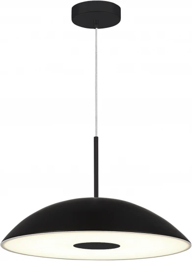 SL6128.403.01 Подвесной светильник ST Luce Lid SL6128.403.01 Черный/Черный LED 1*24W 3000K LID (220V, на проводе, круглые)