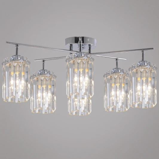 71710-0.3-06 CR Потолочная люстра на штанге Reluce 71710-0.3-06 CR